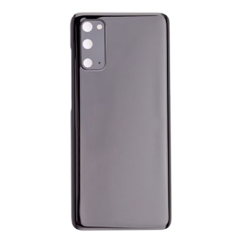 Back Cover With Camera Lens Compatible for Samsung Galaxy S20 - Black